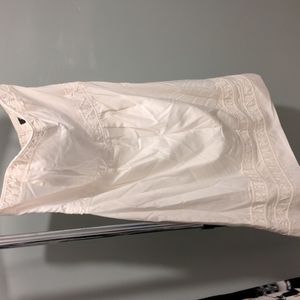 WHBL White Strapless Dress